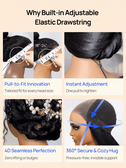 Chestnut Brown Burmese Curly Glueless Wig | 7×5 Lace