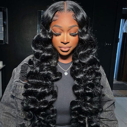 Wand Curl Pre Cut 9x6 HD Lace Wear & Go Glueless Wig 100% Human Hair Pre Bleached Tiny Knots